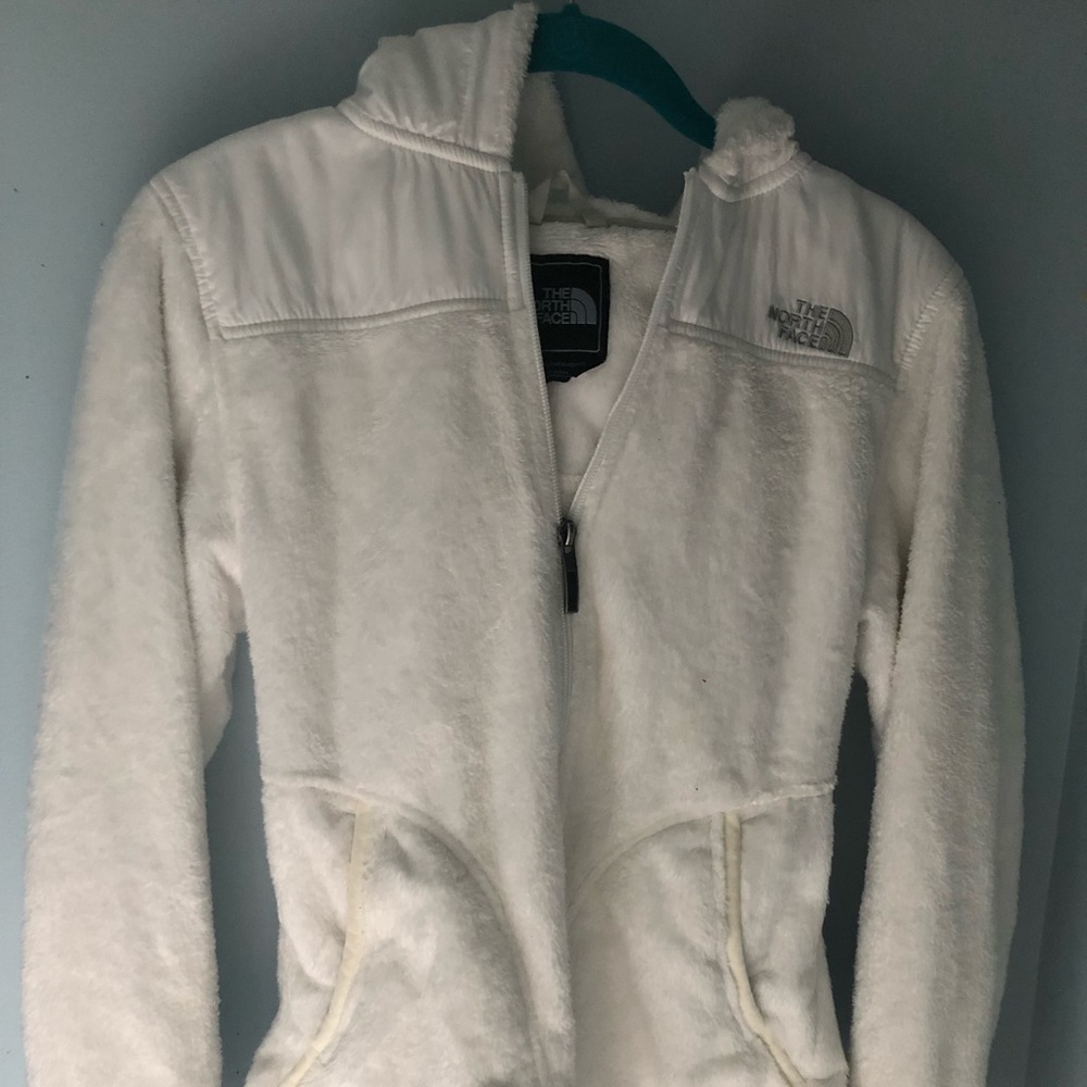 White North Face Coat (with hood)